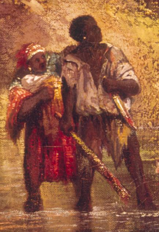 Illustration for article titled Will These Runaways Escape Through the Vast Swamp of Slavery?